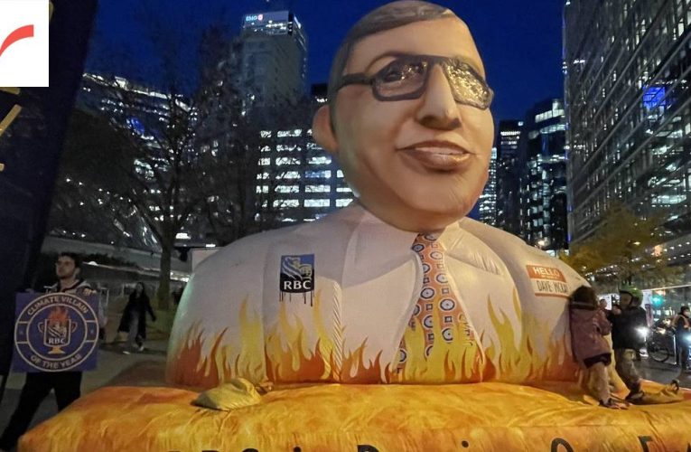 VIDEO: Climate activists crash award ceremony for ‘climate villain’ RBC CEO